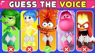  Guess The Voice...! Inside Out 2 Movie Quiz Envy, Embarrassment, Anxiety, Ennui