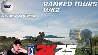 PERFECT SWINGS | Week 2 | Weekly Master 2K Ranked Tours | PGA Tour 2K25 | PS5