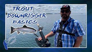 TROUT TROLLING AND DOWNRIGGER BASICS | FOLSOM LAKE