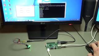 Drive LED by Raspberry Pi through Ethernet and USB on STM32