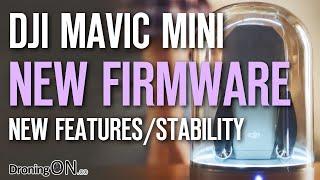 DJI Mavic Mini NEW FIRMWARE + MANUAL ISO/SHUTTER-SPEED! (v01.00.0500)