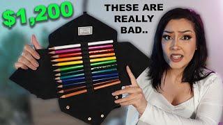 I Tested Luxury $1200 Colored Pencils (& they're absolute TRASH!!)