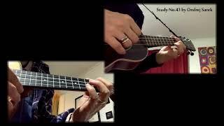 No.43 from "48 Fingerstyle Studies for Ukulele" by Ondrej Sarek  - with original counterpoint