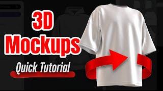 3D T-Shirt Mockup Tutorial (without blender)