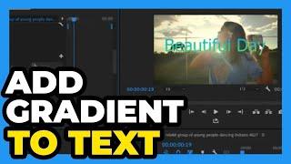 Premiere Pro CC   How To Add A Gradient To Text 2024