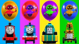 Looking For Thomas And Friends | きかんしゃトーマス トーマス戦車エンジン | Wrong Head Thomas And Friends, Ballon Robot