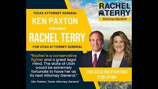 UT Attorney General Candidate Rachel Terry & TX Attorney General Ken Paxton host a town hall.