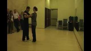 Argentine Tango lesson - Change of Direction using Reverse Ocho concepts