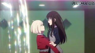 Lycoris Recoil All Yuri Anime Moments/Scenes - Takina x Chisato - Seasonal Anime 2022