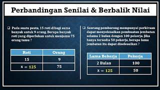 Trik menjawab soal perbandingan senilai dan berbalik nilai