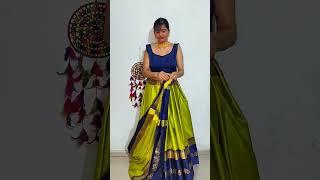 lehenga saree drape #saree #draping #rekhamishra