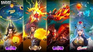 ALL 9 UPCOMING SKIN GAMEPLAY IN ULTRA GRAPHICS | PAQUITO COLLECTOR | ODETTE CREATE | LUO YI EPIC