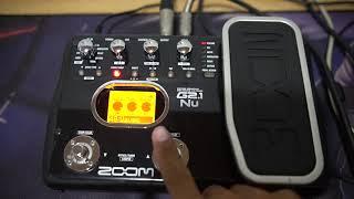 Zoom G2.1NU Guitar Processor Sound Patches Demo