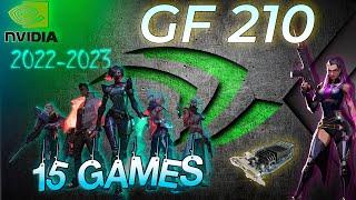 Nvidia GeForce 210  in 15 games          (2021- 2022)