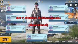 All Hidden Achievements PUBG Mobile & BGMI [English]