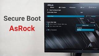 How to Enable or Disable Secure Boot in AsRock Motherboard