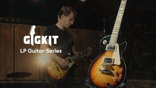 GigKit Electric Guitar Pack LP Style Sunburst | Dark Red