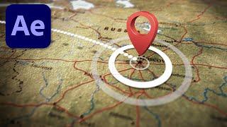 Clean 3D Animated Travel Map Tutorial in After Effects