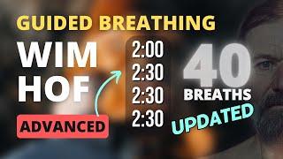 Wim Hof Guided Breathing - 4 Rounds 40 Breaths | Advanced