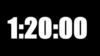 1 HOUR 20 MINUTE TIMER • 80 MINUTE COUNTDOWN TIMER ⏰ LOUD ALARM ⏰