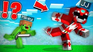 POWER RANGER Speedrunner vs Hunter in Minecraft - Maizen JJ and Mikey