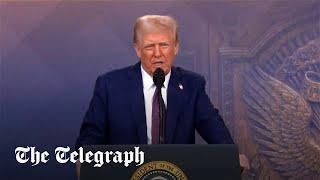 In full: Donald Trump's full speech at Davos World Economic Forum 2025