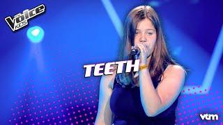 Frauke - 'Teeth' | Knockouts | The Voice Kids | VTM