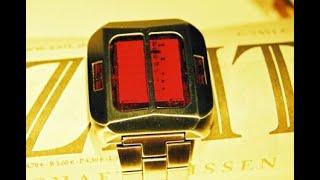 World's first solar powered watch: Synchronar 2100. #1970s #retro