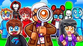 Hunting EVERY Minecraft YouTuber in Roblox!