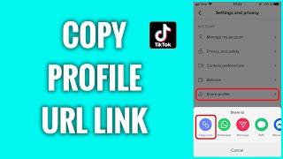 How To Find And Copy TikTok Profile URL Link