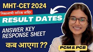 MHT CET 2024 Result Date  Answer Key and Response Sheet | MHT-CET 2024 Paper Review #mhtcet2024