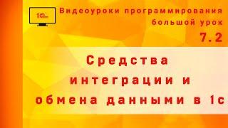 Видеоурок 1с программирование - Средства интеграции и обмена данными в 1с (Большой урок №7.2)