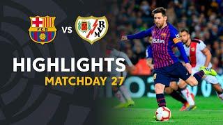 Highlights FC Barcelona vs Rayo Vallecano (3-1)