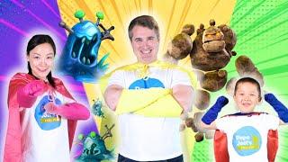 Four Elements Superhero Song | Brain Breaks By Papa Joel's English