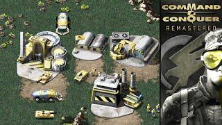 Command & Conquer Remastered | GDI Cp-op vs Nod | First Gameplay | Remake | 4K High Definition