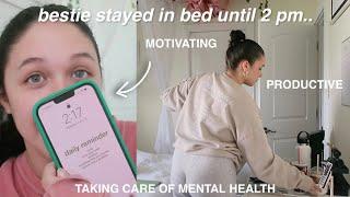 how to save a half wasted day! overslept morning, finding motivation, & mental health check in