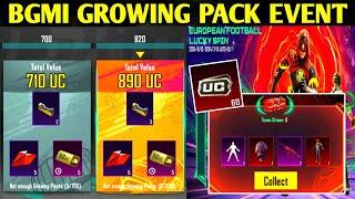 Bgmi Growing Pack New Event | Get Mythic Outfit & M762 Skin In 60 Uc | Pubgm Ronaldo Emote