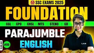 Para Jumbles | SSC Foundation Batch 2025 | English Classes by Barkha Mam | SSC CGL, CHSL, MTS, Steno