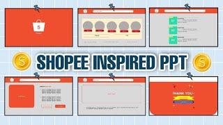 SHOPEE Inspired Powerpoint Tutorial | FREE TEMPLATE | Charlz Arts