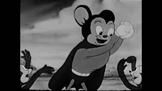 Mighty Mouse - Super Mouse Rides Again (1943) - B&W Castle Films print recreation