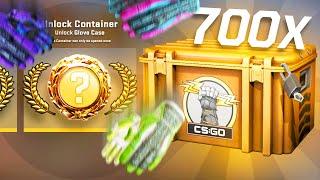 OPENING 700x GLOVE CASES in CS2!!