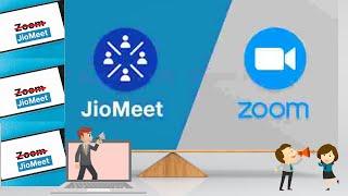 JIO MEET vs ZOOM || Diffrence & Similarity || which one is BETTER?? ||