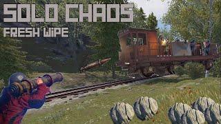 How to Farm Scrap and Best Components Solo in Rust on Rustafied EU Odd - Train Runs & Online Raid!