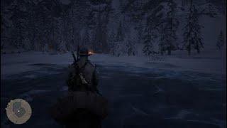 Red Dead Redemption 2 Второй способ добычи западного лося (самки) на локации Cairn Lake. Способ респ