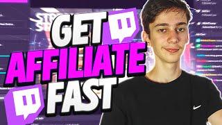 How to get twitch affiliate in 7 days (2023)