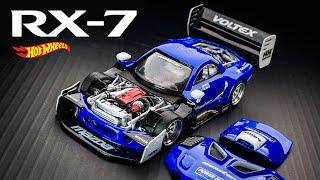 Mazda RX7 Time Attack Monster powered by RB26DET engine Hot wheels Custom