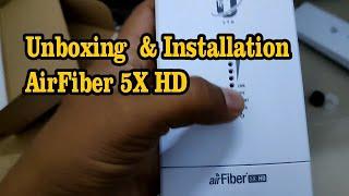 UNBOXING & INSTALLATION AIRFIBER 5XHD