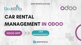 Odoo Car Rental Management #Management App #Odoo #Odootutorials