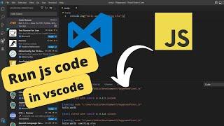 How to run javascript code in vscode [ Code Runner Extention ]