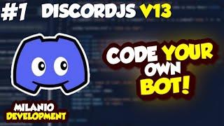 #1 How to Make a Discord Bot | discord.js v13 | Tutorial